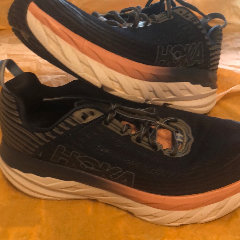 HOKA One One Bondi 6 Mood Indigo/Dusty Pink Size 9.5